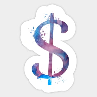 Dollar sign Sticker